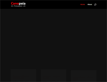 Tablet Screenshot of canopeia.com